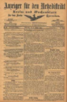 Anzeiger f&uuml;r den Netzedistrikt Kreis- und Wochenblatt f&uuml;r den Kreis Czarnikau 1904.02.18 Jg.52 Nr20