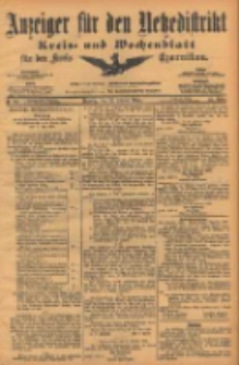 Anzeiger für den Netzedistrikt Kreis- und Wochenblatt für den Kreis Czarnikau 1904.02.23 Jg.52 Nr22