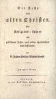 Die Feste der alten Christen: F&uuml;r Religions-Lehrer und gebildete Leser aus allen christlichen Confessionen. Bd.2