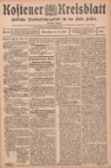 Kostener Kreisblatt: amtliches Ver&ouml;ffentlichungsblatt f&uuml;r den Kreis Kosten 1905.07.20 Jg.40 Nr86
