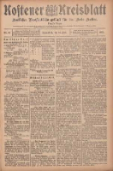Kostener Kreisblatt: amtliches Ver&ouml;ffentlichungsblatt f&uuml;r den Kreis Kosten 1905.07.22 Jg.40 Nr87