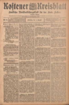 Kostener Kreisblatt: amtliches Veröffentlichungsblatt für den Kreis Kosten 1905.08.01 Jg.40 Nr91