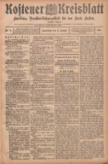 Kostener Kreisblatt: amtliches Veröffentlichungsblatt für den Kreis Kosten 1905.08.12 Jg.40 Nr96