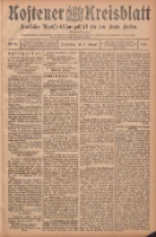 Kostener Kreisblatt: amtliches Ver&ouml;ffentlichungsblatt f&uuml;r den Kreis Kosten 1905.08.17 Jg.40 Nr98