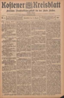 Kostener Kreisblatt: amtliches Veröffentlichungsblatt für den Kreis Kosten 1905.08.19 Jg.40 Nr99