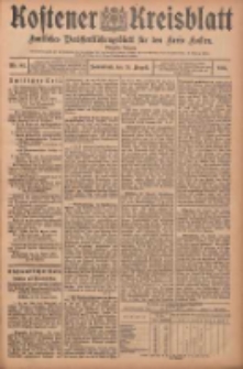 Kostener Kreisblatt: amtliches Ver&ouml;ffentlichungsblatt f&uuml;r den Kreis Kosten 1905.08.26 Jg.40 Nr102