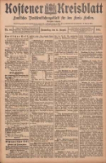 Kostener Kreisblatt: amtliches Ver&ouml;ffentlichungsblatt f&uuml;r den Kreis Kosten 1905.08.31 Jg.40 Nr104