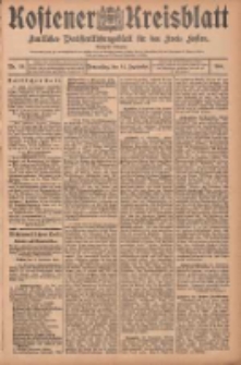 Kostener Kreisblatt: amtliches Veröffentlichungsblatt für den Kreis Kosten 1905.09.14 Jg.40 Nr110