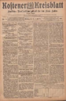 Kostener Kreisblatt: amtliches Ver&ouml;ffentlichungsblatt f&uuml;r den Kreis Kosten 1905.09.26 Jg.40 Nr115