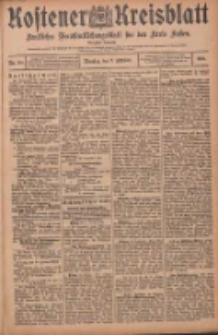 Kostener Kreisblatt: amtliches Ver&ouml;ffentlichungsblatt f&uuml;r den Kreis Kosten 1905.10.03 Jg.40 Nr118