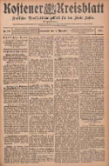 Kostener Kreisblatt: amtliches Veröffentlichungsblatt für den Kreis Kosten 1905.11.18 Jg.40 Nr138