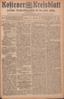 Kostener Kreisblatt: amtliches Ver&ouml;ffentlichungsblatt f&uuml;r den Kreis Kosten 1905.11.21 Jg.40 Nr139