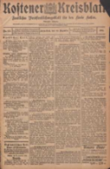 Kostener Kreisblatt: amtliches Veröffentlichungsblatt für den Kreis Kosten 1905.12.30 Jg.40 Nr155