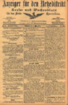 Anzeiger f&uuml;r den Netzedistrikt Kreis- und Wochenblatt f&uuml;r den Kreis Czarnikau 1904.03.05 Jg.52 Nr27