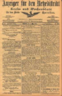 Anzeiger für den Netzedistrikt Kreis- und Wochenblatt für den Kreis Czarnikau 1904.03.05 Jg.52 Nr27