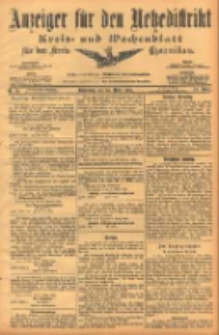 Anzeiger f&uuml;r den Netzedistrikt Kreis- und Wochenblatt f&uuml;r den Kreis Czarnikau 1904.03.10 Jg.52 Nr29