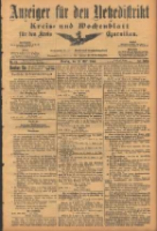 Anzeiger f&uuml;r den Netzedistrikt Kreis- und Wochenblatt f&uuml;r den Kreis Czarnikau 1904.03.22 Jg.52 Nr34