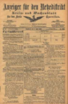 Anzeiger für den Netzedistrikt Kreis- und Wochenblatt für den Kreis Czarnikau 1904.04.09 Jg.52 Nr41