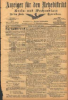 Anzeiger f&uuml;r den Netzedistrikt Kreis- und Wochenblatt f&uuml;r den Kreis Czarnikau 1904.04.12 Jg.52 Nr42