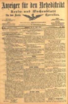 Anzeiger f&uuml;r den Netzedistrikt Kreis- und Wochenblatt f&uuml;r den Kreis Czarnikau 1904.04.16 Jg.52 Nr44
