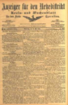 Anzeiger für den Netzedistrikt Kreis- und Wochenblatt für den Kreis Czarnikau 1904.05.12 Jg.52 Nr55