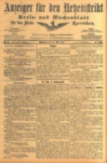 Anzeiger für den Netzedistrikt Kreis- und Wochenblatt für den Kreis Czarnikau 1904.05.14 Jg.52 Nr56