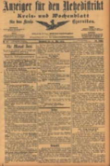 Anzeiger für den Netzedistrikt Kreis- und Wochenblatt für den Kreis Czarnikau 1904.05.28 Jg.52 Nr61