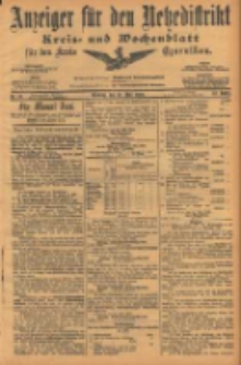 Anzeiger f&uuml;r den Netzedistrikt Kreis- und Wochenblatt f&uuml;r den Kreis Czarnikau 1904.05.31 Jg.52 Nr62