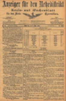 Anzeiger für den Netzedistrikt Kreis- und Wochenblatt für den Kreis Czarnikau 1904.06.09 Jg.52 Nr66