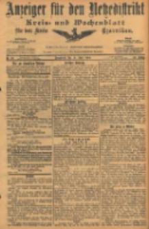 Anzeiger f&uuml;r den Netzedistrikt Kreis- und Wochenblatt f&uuml;r den Kreis Czarnikau 1904.06.18 Jg.52 Nr70