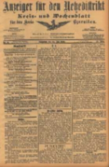 Anzeiger f&uuml;r den Netzedistrikt Kreis- und Wochenblatt f&uuml;r den Kreis Czarnikau 1904.06.25 Jg.52 Nr73