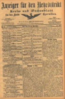 Anzeiger f&uuml;r den Netzedistrikt Kreis- und Wochenblatt f&uuml;r den Kreis Czarnikau 1904.06.30 Jg.52 Nr75