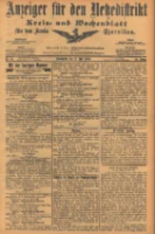 Anzeiger f&uuml;r den Netzedistrikt Kreis- und Wochenblatt f&uuml;r den Kreis Czarnikau 1904.07.02 Jg.52 Nr76