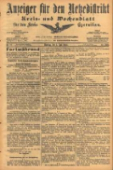 Anzeiger f&uuml;r den Netzedistrikt Kreis- und Wochenblatt f&uuml;r den Kreis Czarnikau 1904.07.05 Jg.52 Nr77