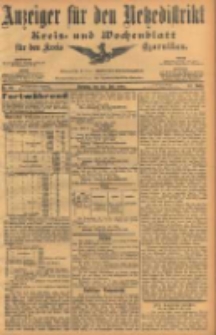 Anzeiger f&uuml;r den Netzedistrikt Kreis- und Wochenblatt f&uuml;r den Kreis Czarnikau 1904.07.12 Jg.52 Nr80