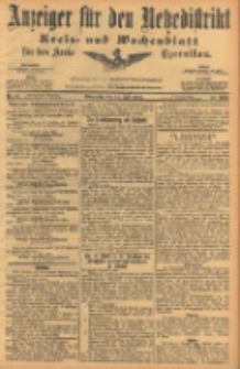 Anzeiger für den Netzedistrikt Kreis- und Wochenblatt für den Kreis Czarnikau 1904.07.14 Jg.52 Nr81