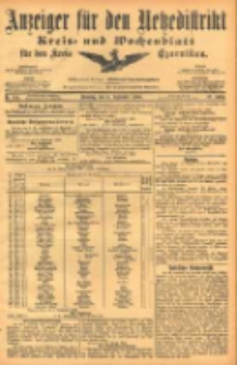 Anzeiger für den Netzedistrikt Kreis- und Wochenblatt für den Kreis Czarnikau 1904.09.06 Jg.52 Nr104