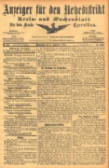 Anzeiger für den Netzedistrikt Kreis- und Wochenblatt für den Kreis Czarnikau 1904.09.08 Jg.52 Nr105