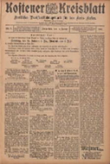 Kostener Kreisblatt: amtliches Ver&ouml;ffentlichungsblatt f&uuml;r den Kreis Kosten 1907.01.19 Jg.42 Nr9