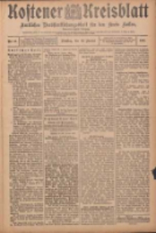 Kostener Kreisblatt: amtliches Ver&ouml;ffentlichungsblatt f&uuml;r den Kreis Kosten 1907.01.29 Jg.42 Nr13