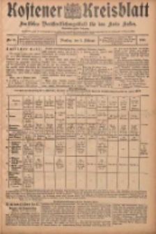 Kostener Kreisblatt: amtliches Ver&ouml;ffentlichungsblatt f&uuml;r den Kreis Kosten 1907.02.05 Jg.42 Nr16