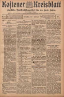 Kostener Kreisblatt: amtliches Ver&ouml;ffentlichungsblatt f&uuml;r den Kreis Kosten 1907.02.09 Jg.42 Nr18
