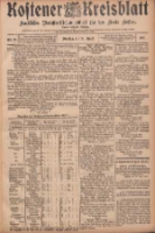 Kostener Kreisblatt: amtliches Ver&ouml;ffentlichungsblatt f&uuml;r den Kreis Kosten 1907.04.23 Jg.42 Nr49