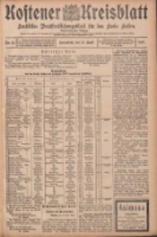 Kostener Kreisblatt: amtliches Ver&ouml;ffentlichungsblatt f&uuml;r den Kreis Kosten 1907.04.27 Jg.42 Nr51
