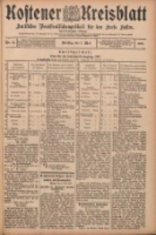 Kostener Kreisblatt: amtliches Ver&ouml;ffentlichungsblatt f&uuml;r den Kreis Kosten 1907.05.07 Jg.42 Nr55