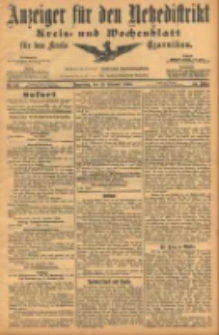Anzeiger f&uuml;r den Netzedistrikt Kreis- und Wochenblatt f&uuml;r den Kreis Czarnikau 1904.12.29 Jg.52 Nr151