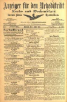 Anzeiger für den Netzedistrikt Kreis- und Wochenblatt für den Kreis Czarnikau 1905.01.05 Jg.53 Nr2