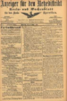 Anzeiger f&uuml;r den Netzedistrikt Kreis- und Wochenblatt f&uuml;r den Kreis Czarnikau 1905.01.12 Jg.53 Nr5