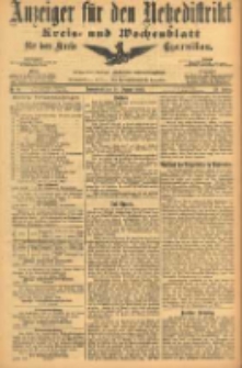 Anzeiger f&uuml;r den Netzedistrikt Kreis- und Wochenblatt f&uuml;r den Kreis Czarnikau 1905.01.21 Jg.53 Nr9