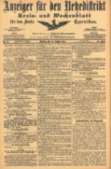 Anzeiger f&uuml;r den Netzedistrikt Kreis- und Wochenblatt f&uuml;r den Kreis Czarnikau 1905.01.24 Jg.53 Nr10